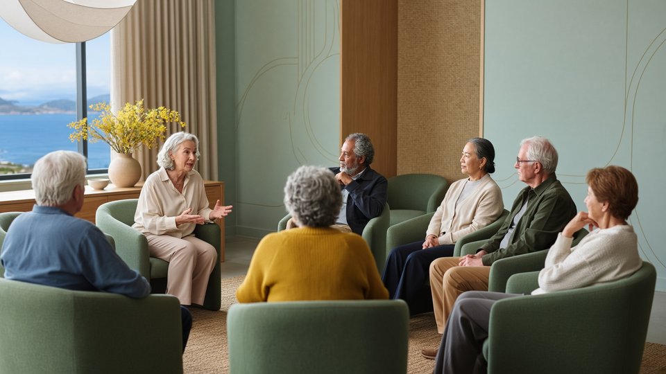 Illustrative community scene